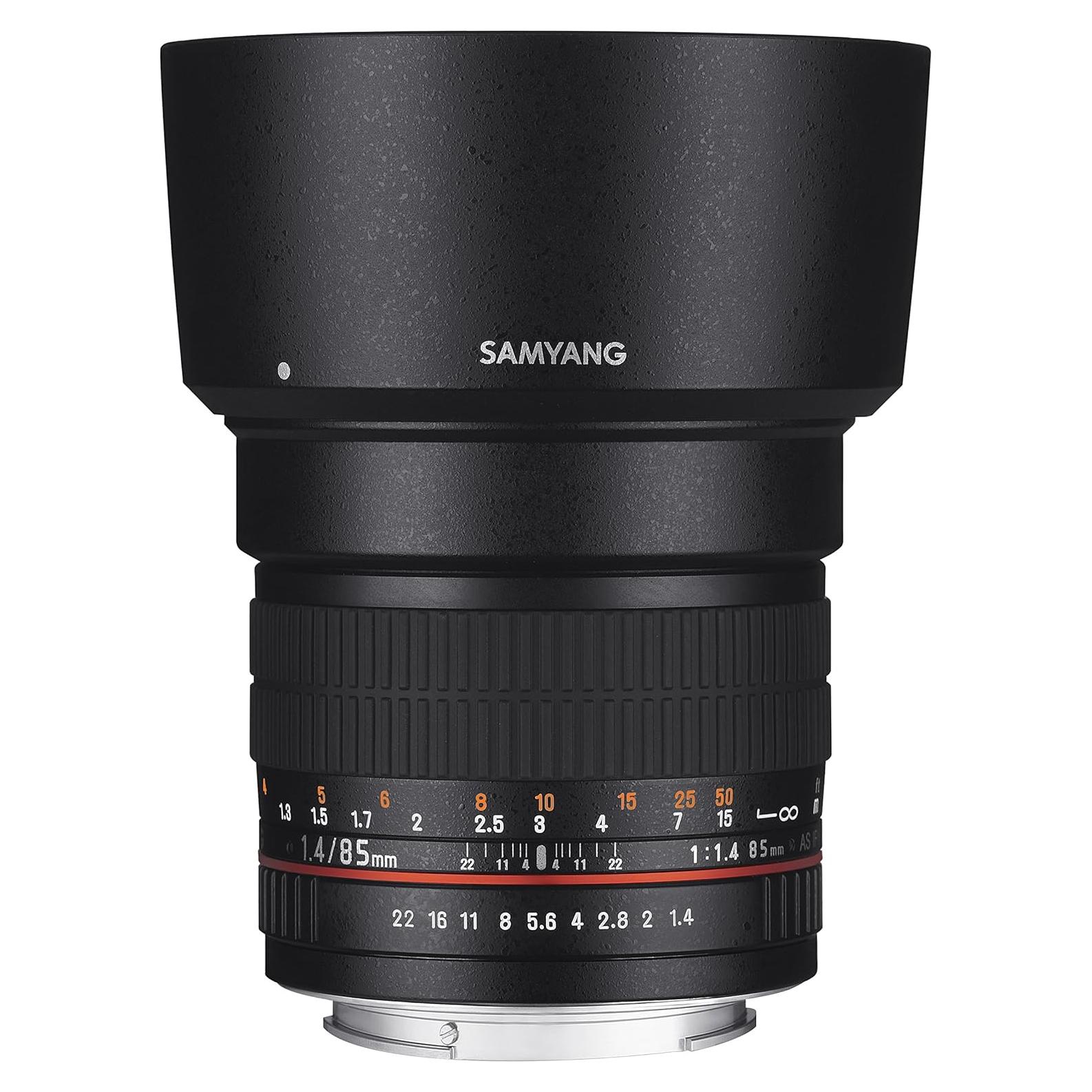 Lente Samyang 85mm F1.4 Asférico para Micro Cuatro Tercios