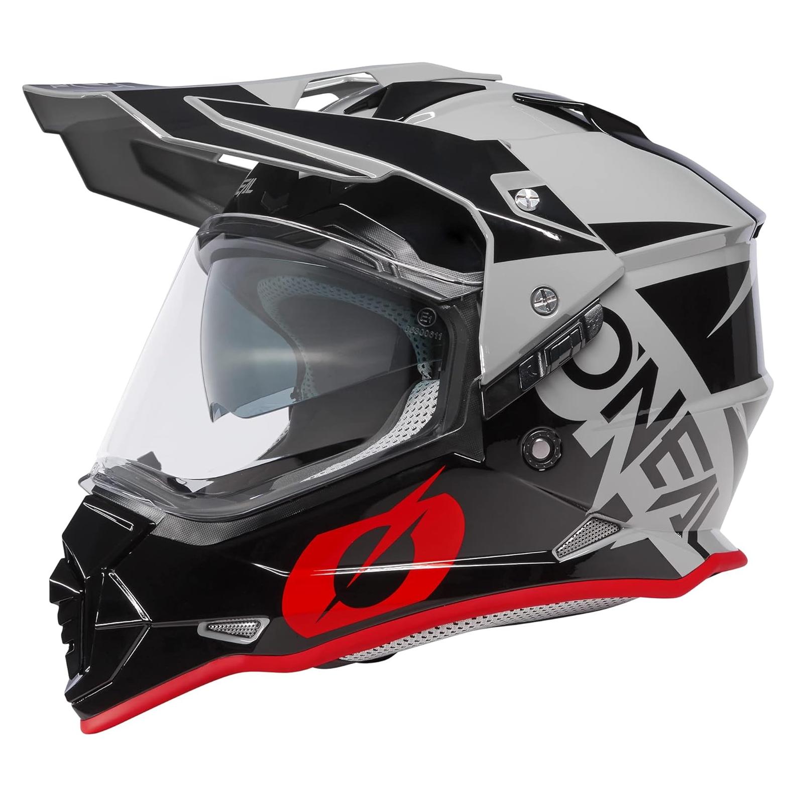 Casco O'Neal Sierra R X-Pequeño Negro/Gris 2.20 kg