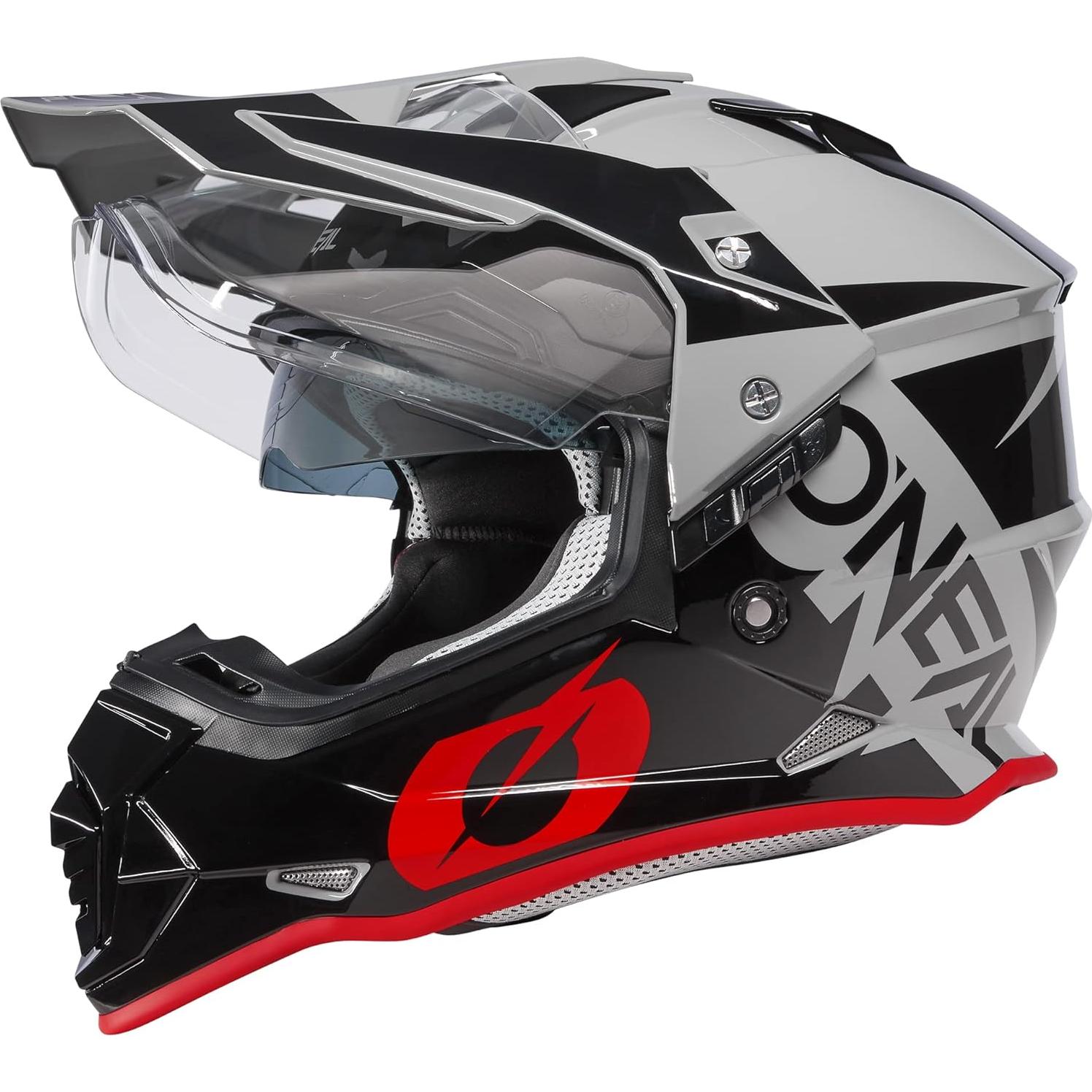 Casco O'Neal Sierra R X-Pequeño Negro/Gris 2.20 kg