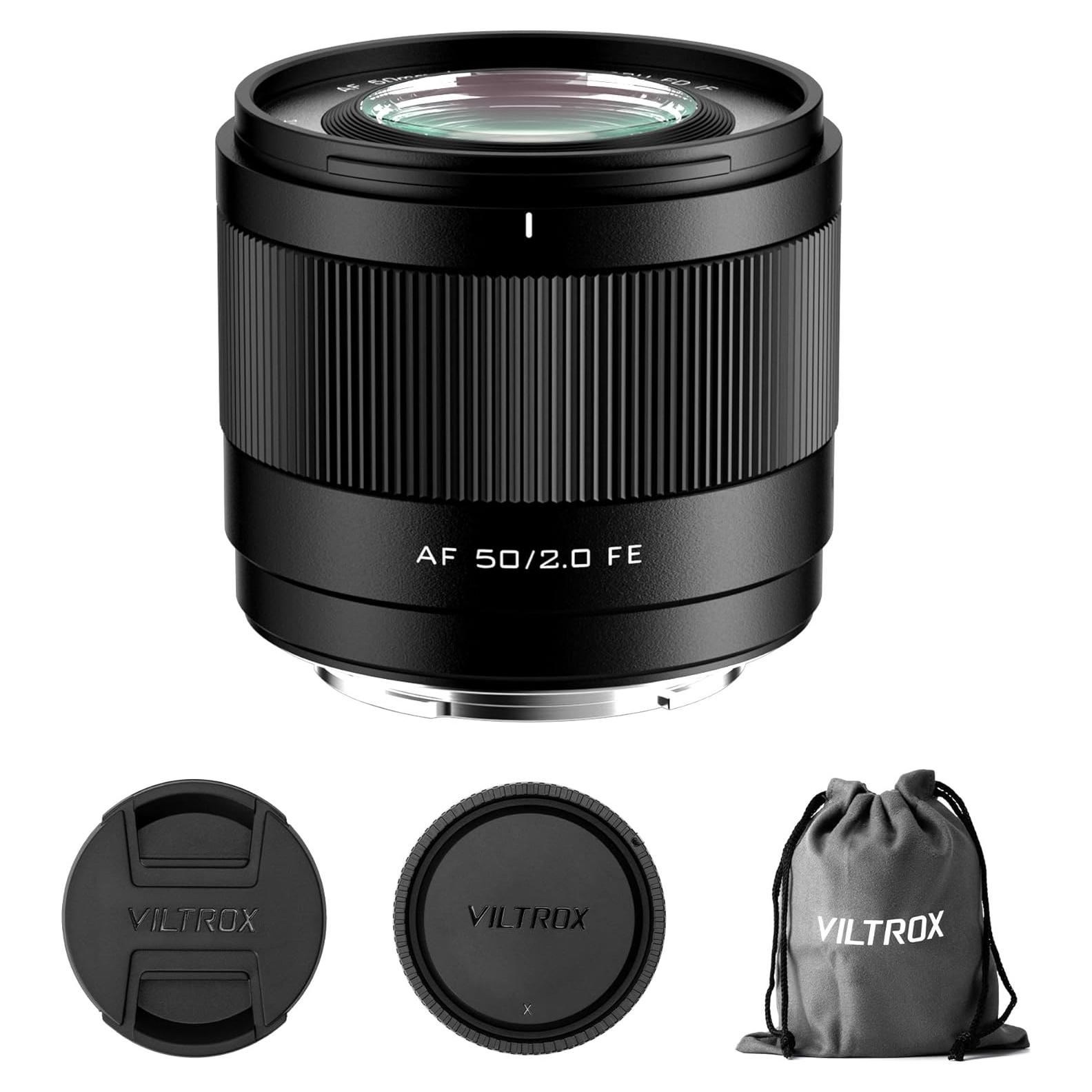 Lente VILTROX 50mm f/2.0 Montura E Enfoque Automático
