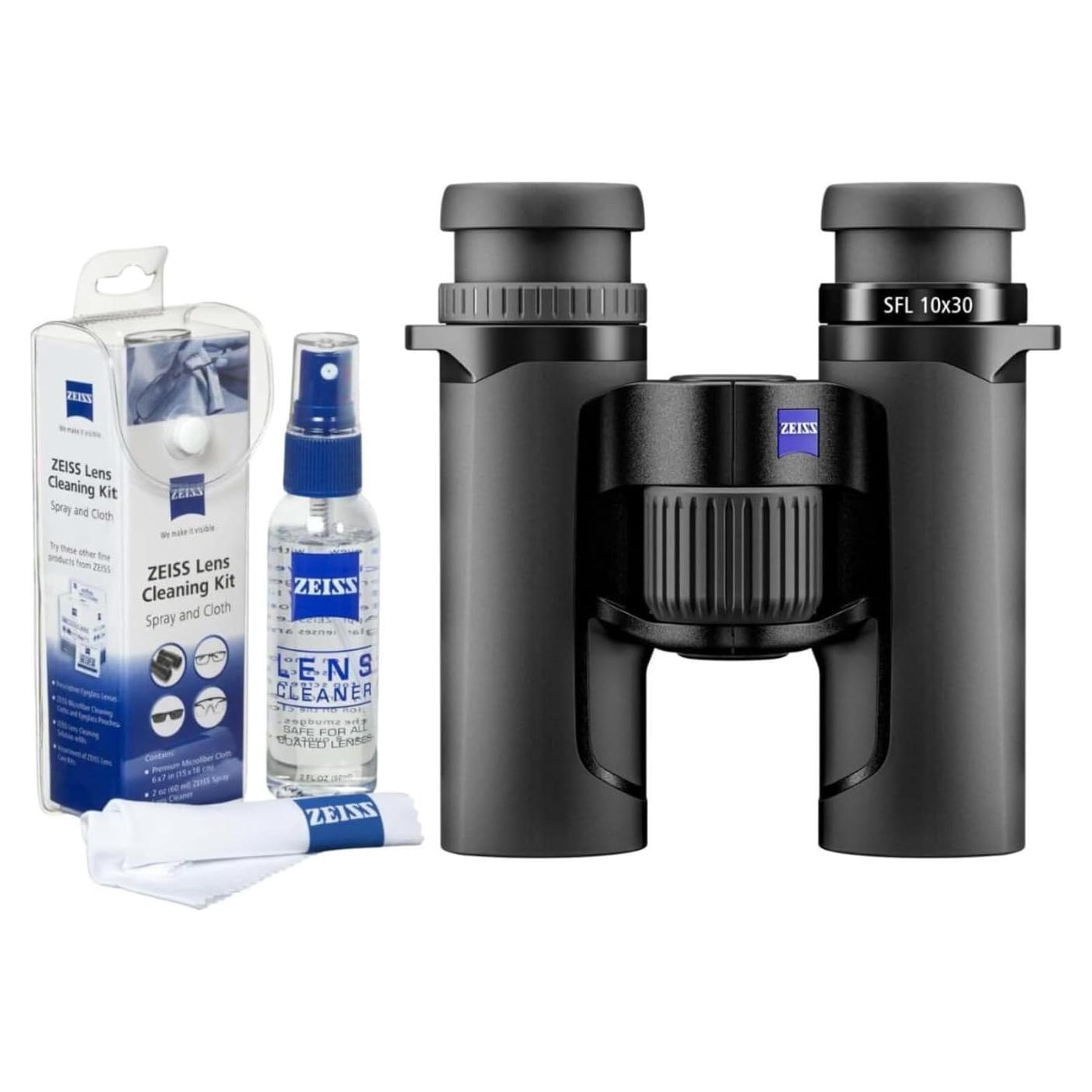 Binoculares Zeiss SFL 10x30 - Óptica Compacta con 90% Luz