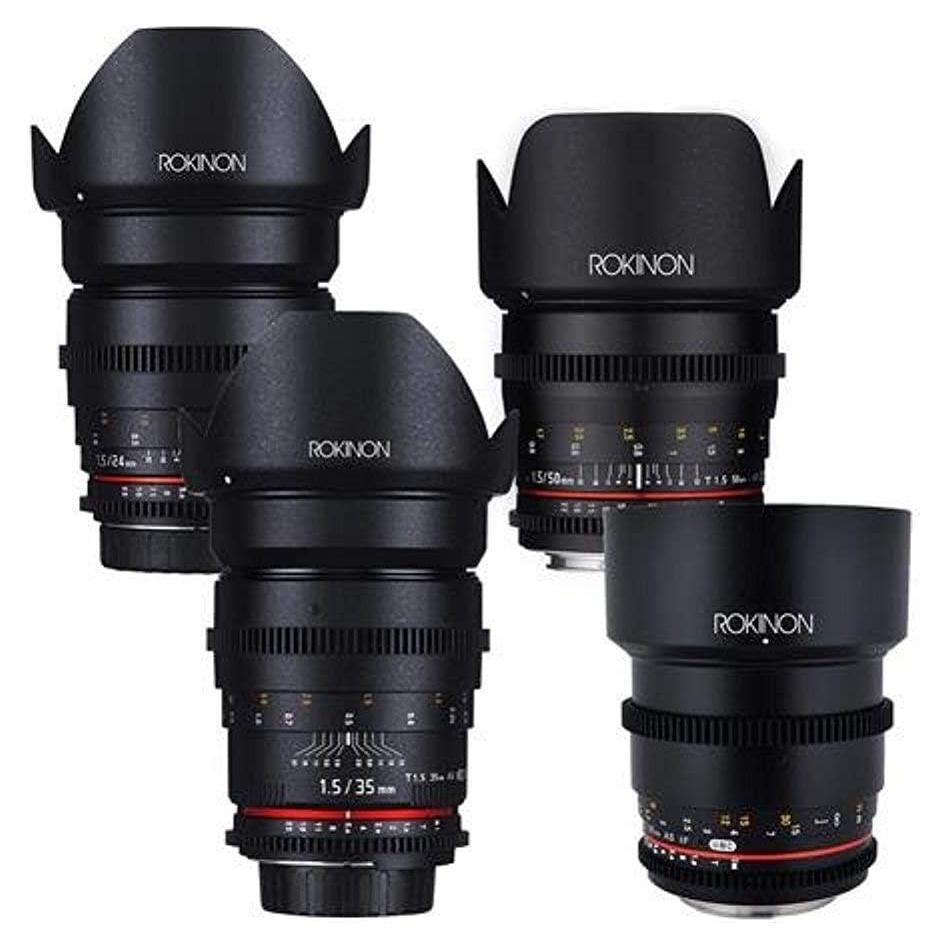 Kit de Lentes de Cine Rokinon DS T1.5 para Canon EF - 4 Piezas