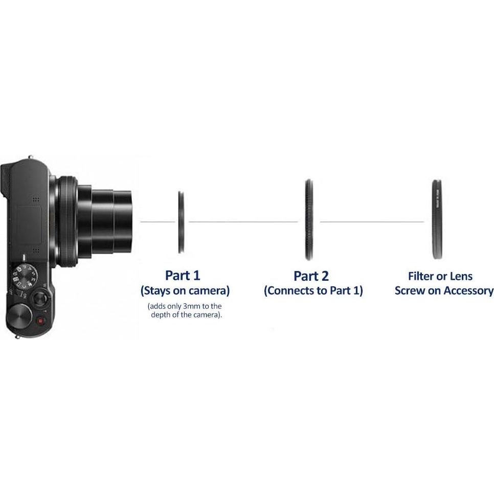 Kit de Filtros de Lente Digital Nc para Panasonic Lumix ZS100