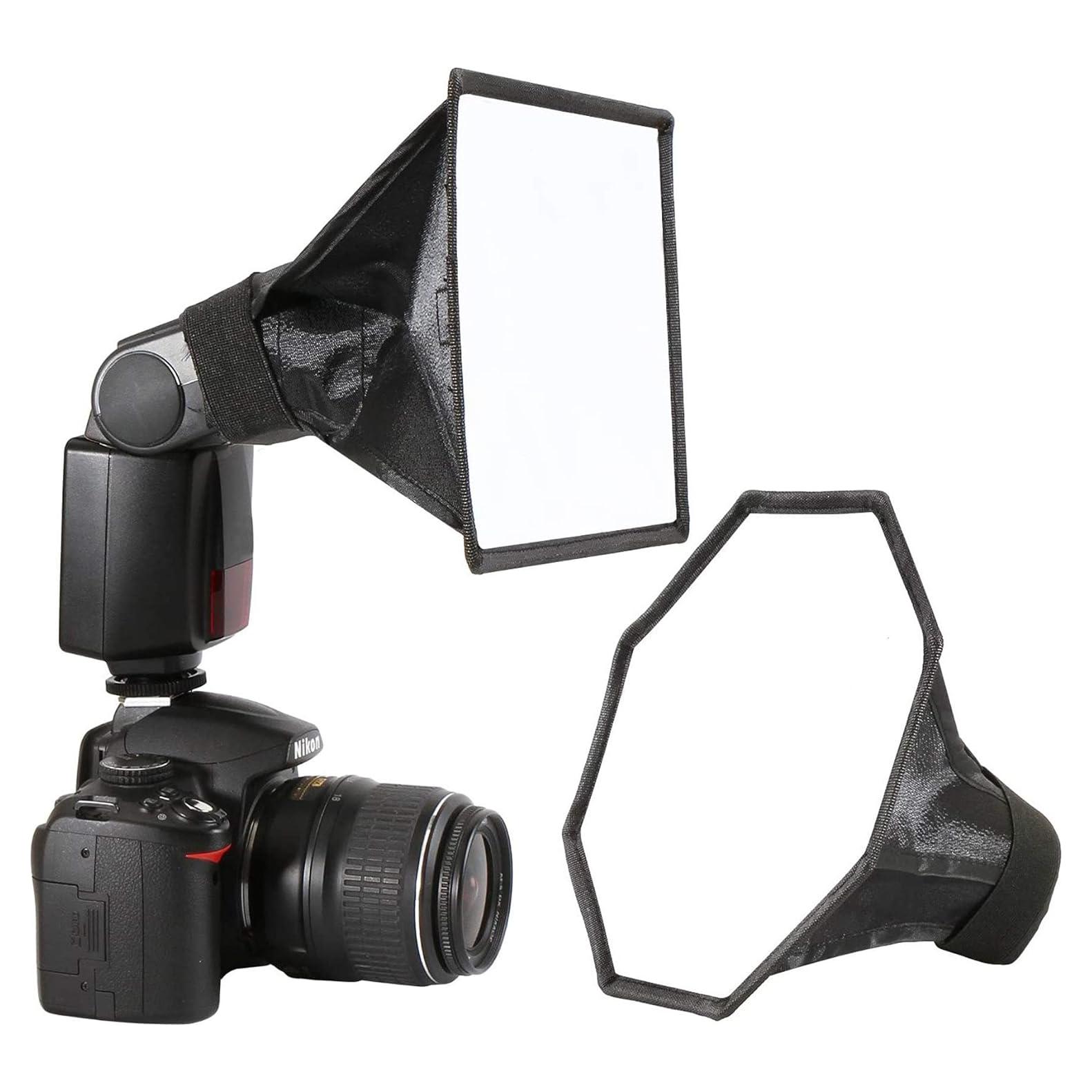 Kit de Difusores de Flash Waka - 2 Softboxes 20.32 cm y 20.32x15.24 cm