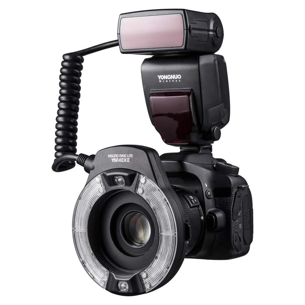 Flash Anular Macro YONGNUO YN14EX II para DSLR Canon