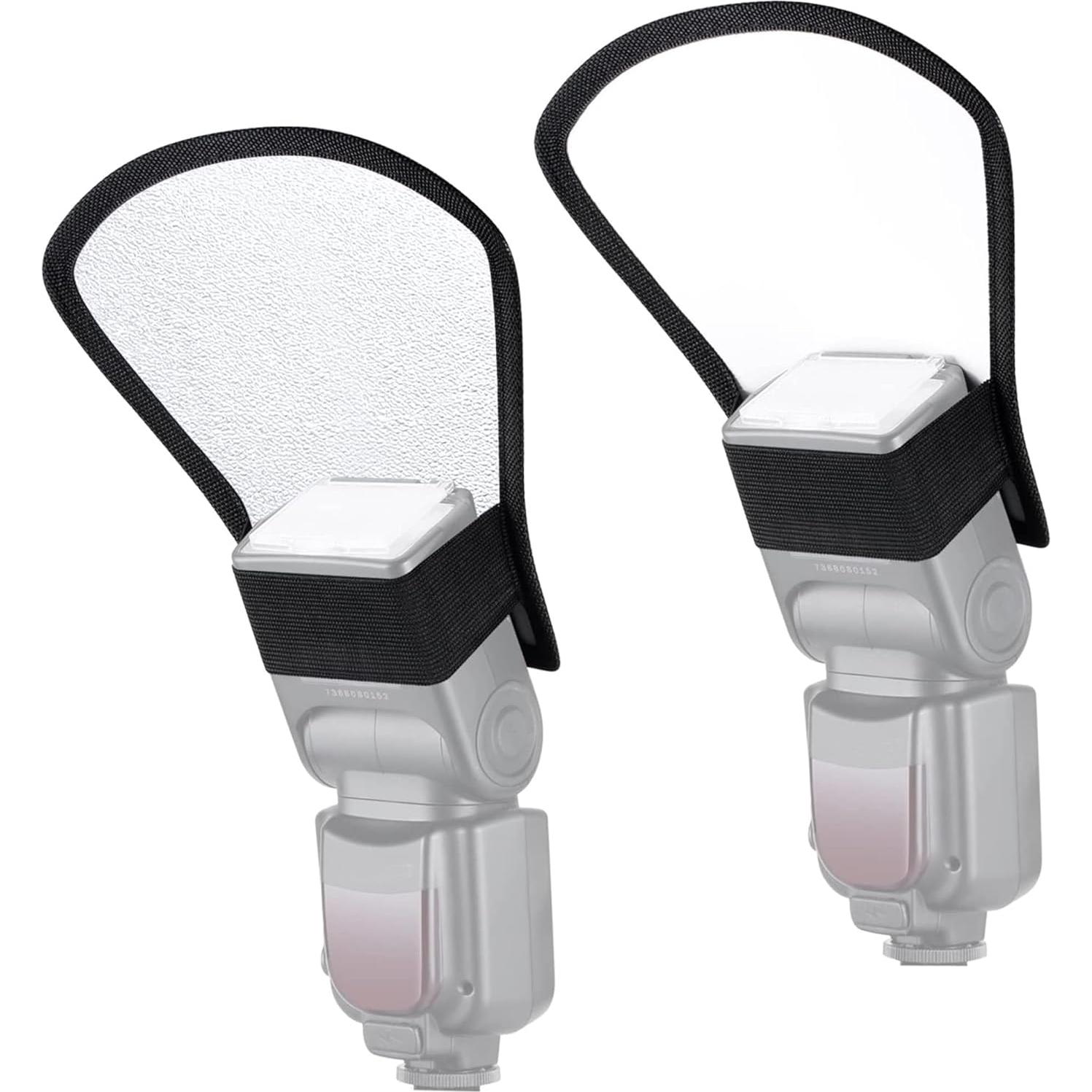 Kit Difusor Reflector Flash Waka PF02 - Universal para Canon, Nikon