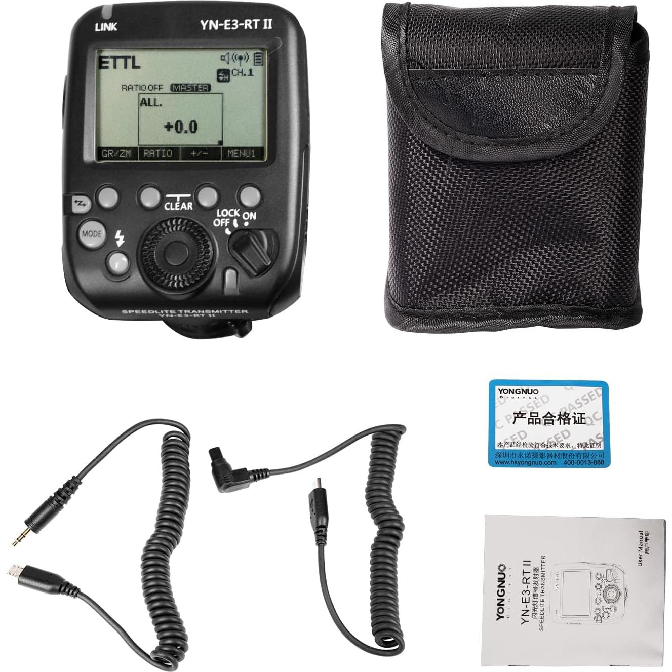 Disparador Inalámbrico Yongnuo YN-E3-RT II para Canon