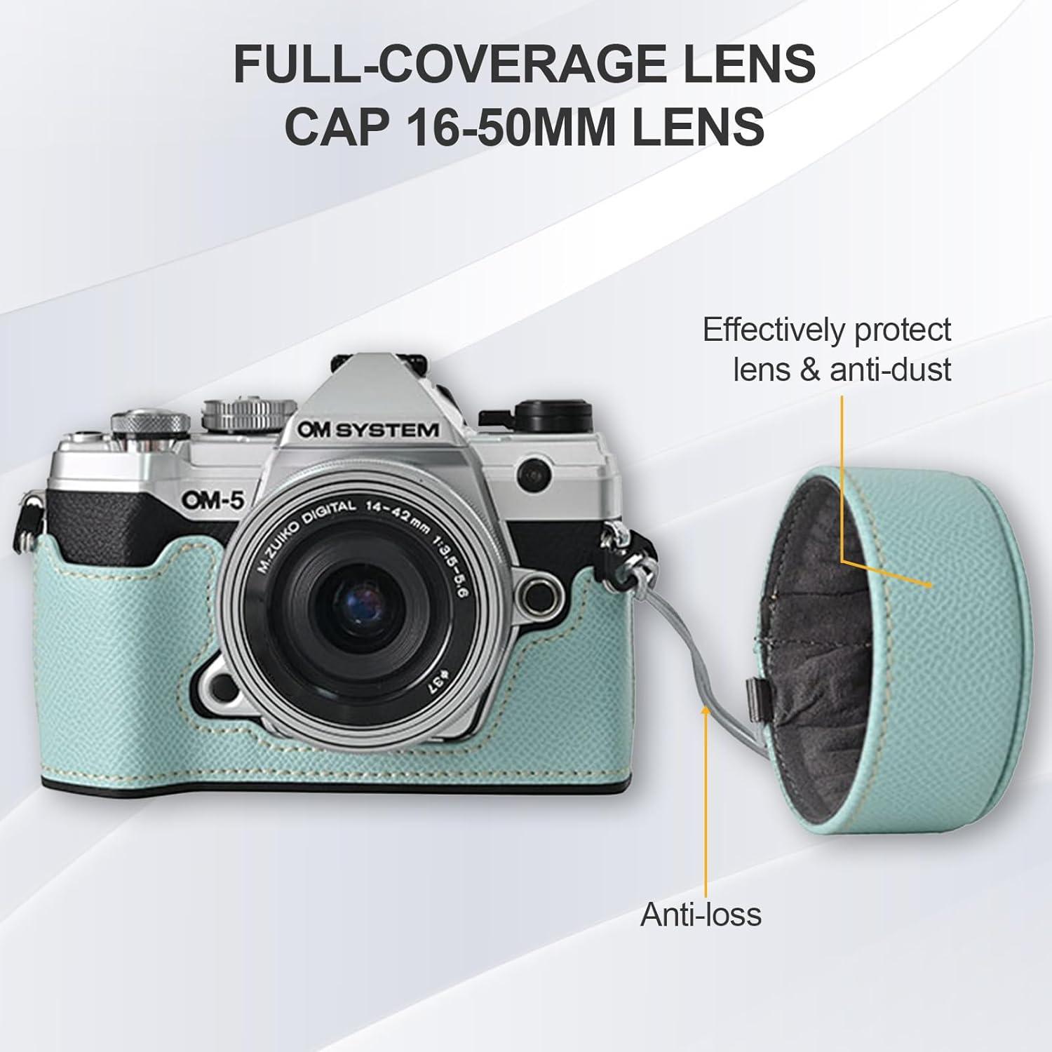 Kit Funda Protectora para Cámara Olympus OM-5 E-M5 III Azul