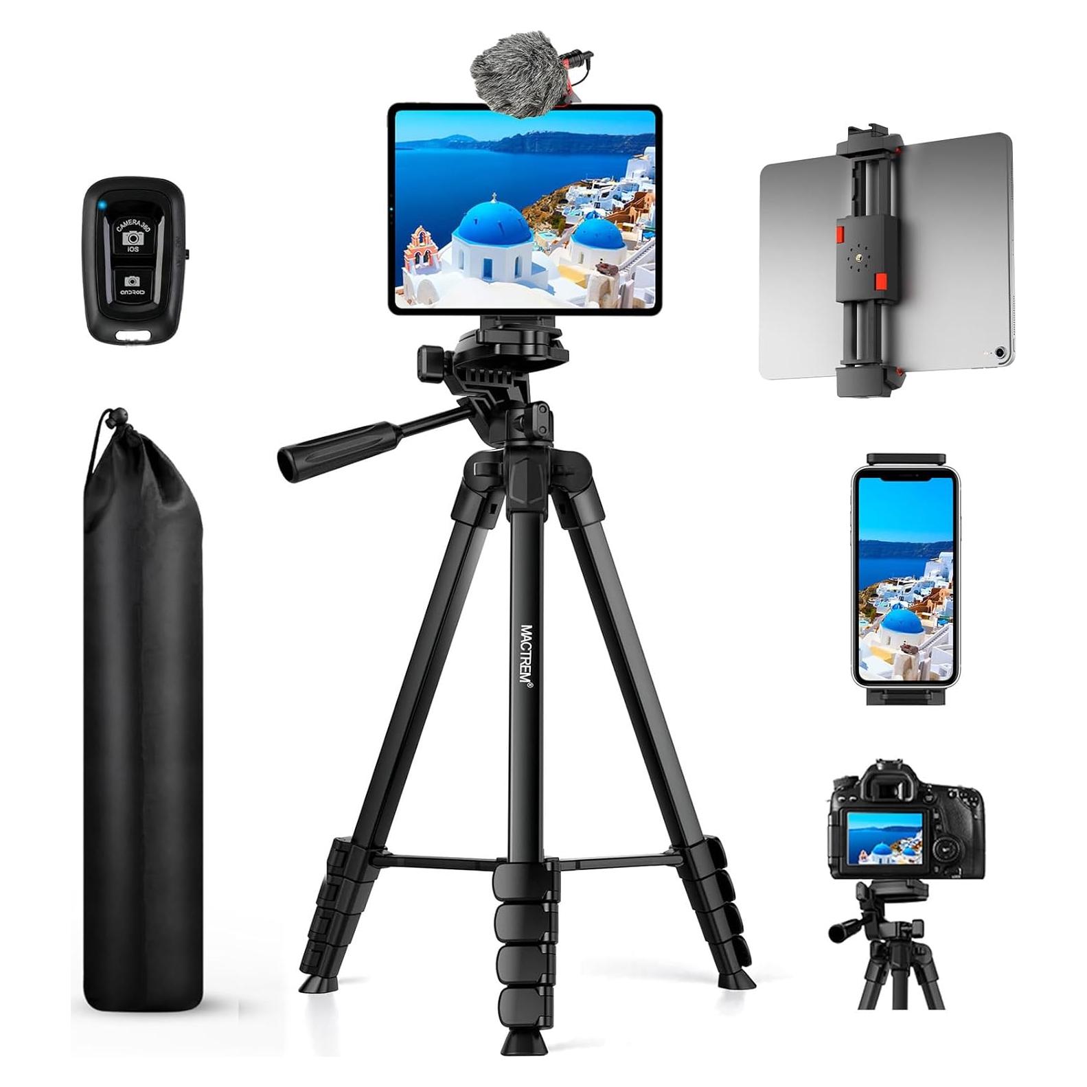 Soporte de Trípode MACTREM para iPhone y iPad 67"