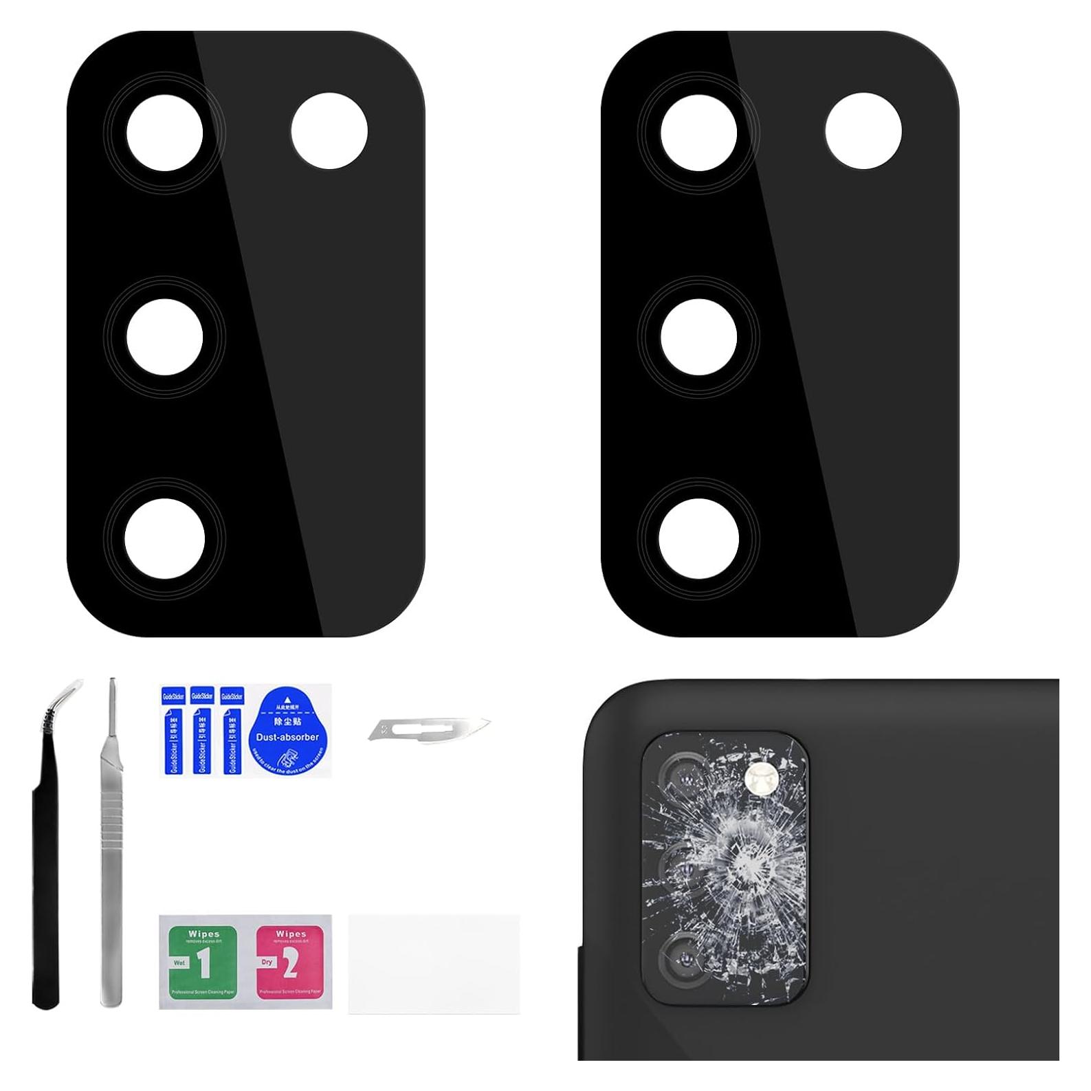 Kit de Reemplazo Lentes Cámara Samsung Galaxy A02s - BESJMYT