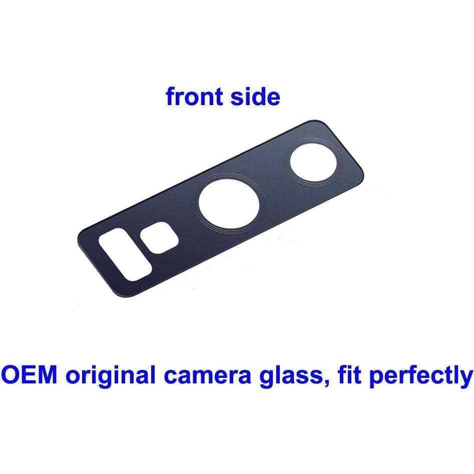 Reemplazo Lente de Cristal Cámara Trasera YUYOND Azul para Note 9