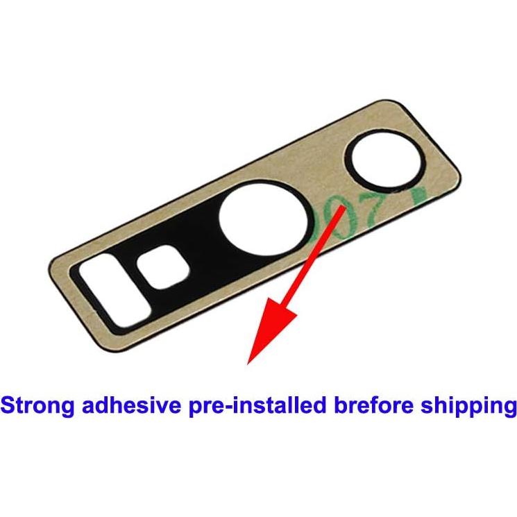 Reemplazo Lente de Cristal Cámara Trasera YUYOND Azul para Note 9