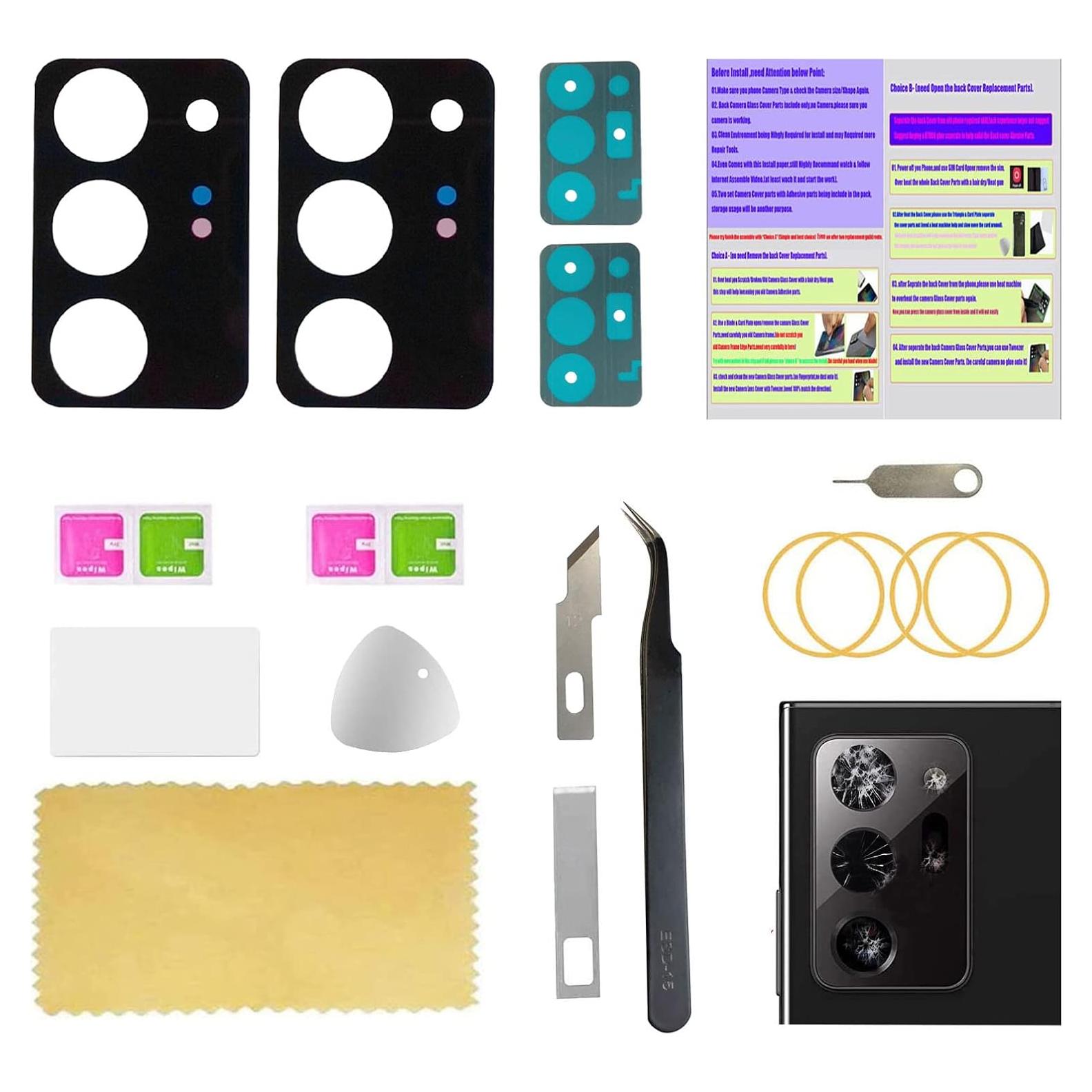 Reemplazo Cubierta Vidrio Cámara Trasera Samsung Note 20 Ultra