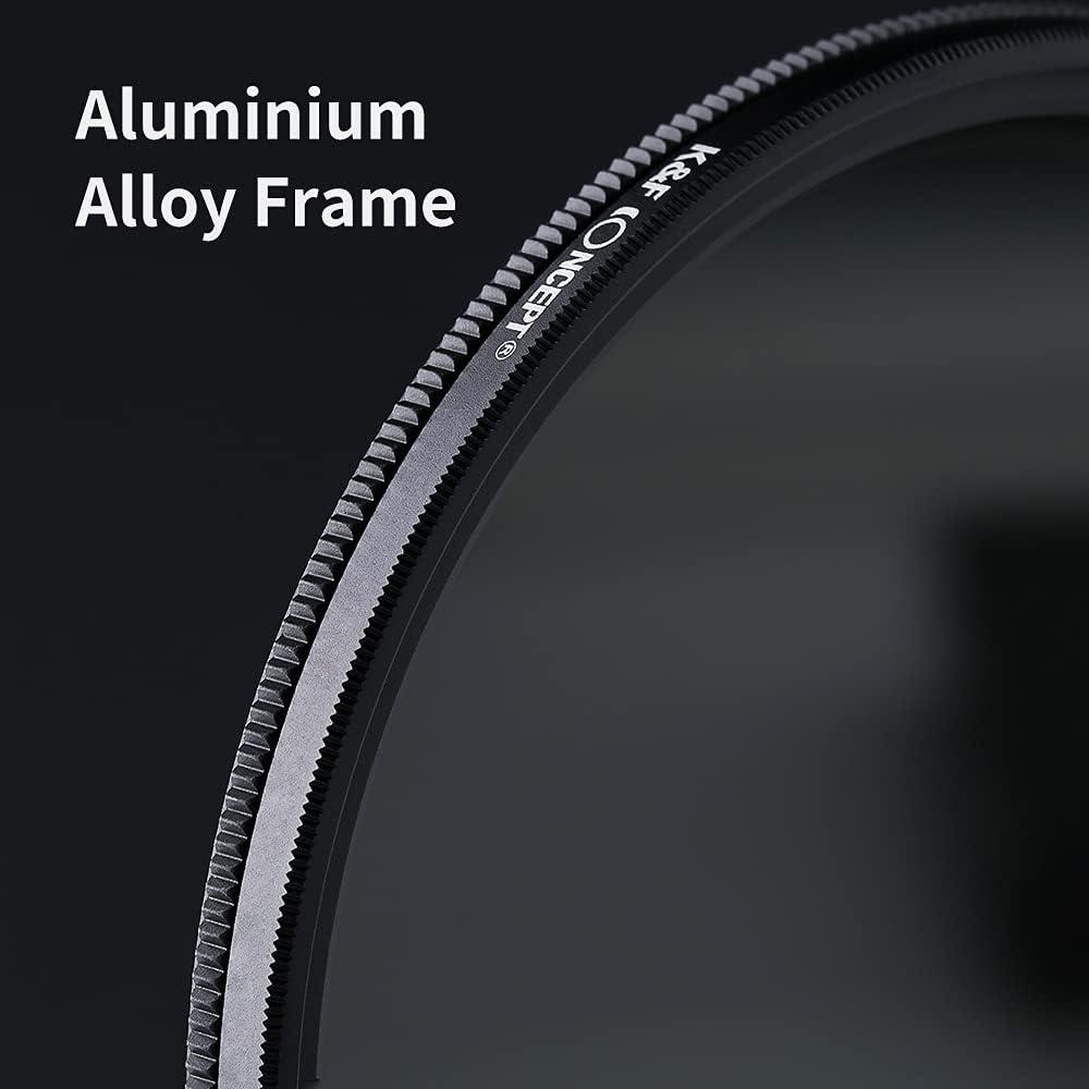 Filtro ND variable K&F Concept 67mm ND2-ND400 con paño