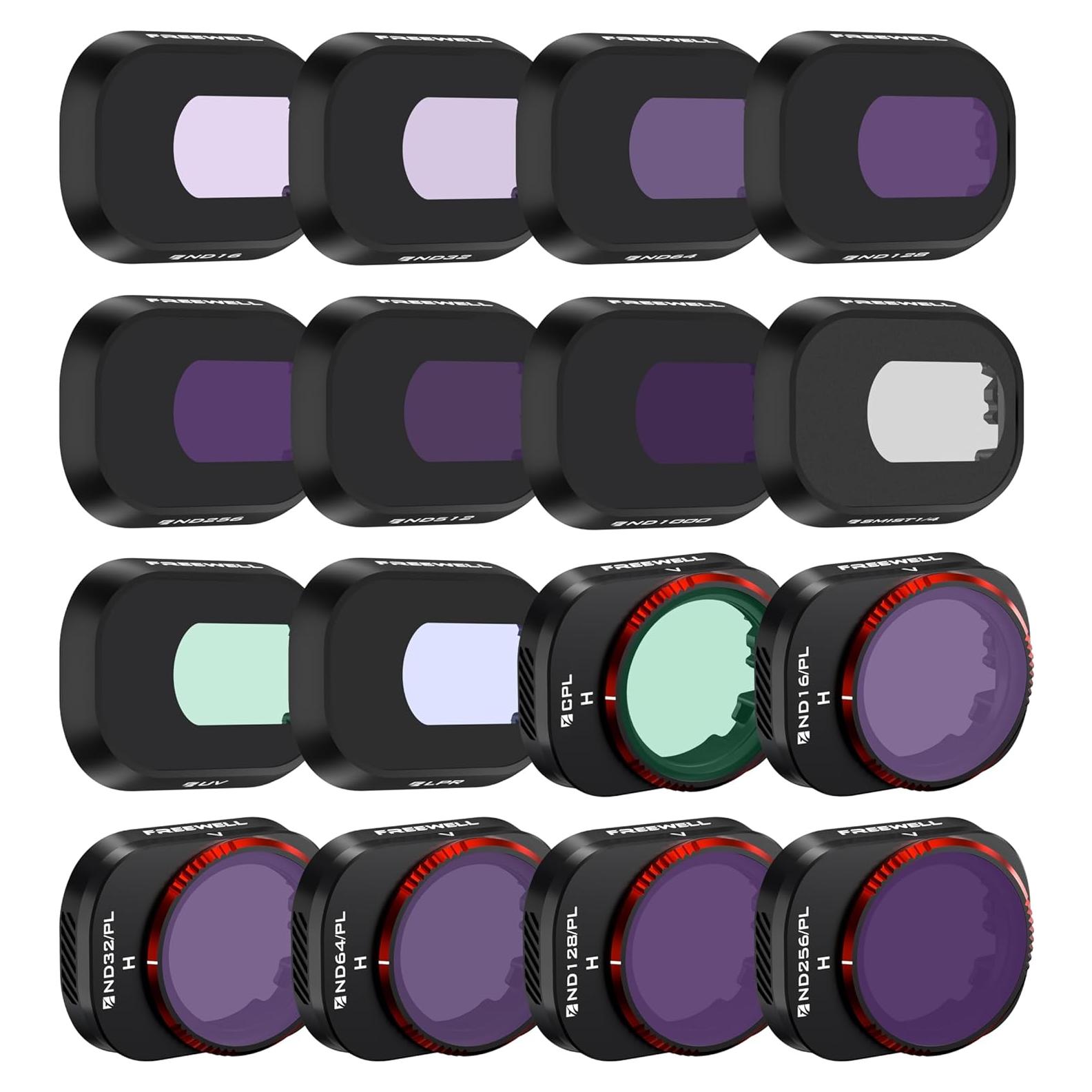 Kit Mega de Filtros Freewell para Mini 4 Pro - 16 Piezas