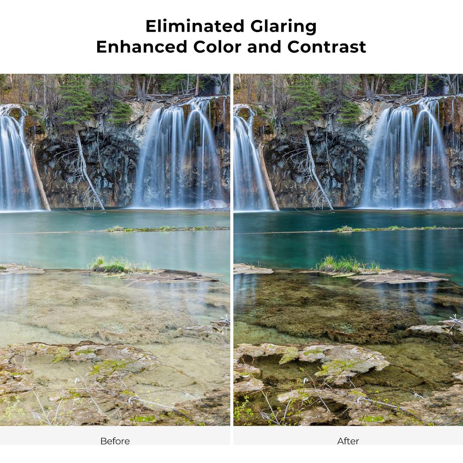 Filtro Polarizador Circular K&F Concept 49mm + Anillo Magnético