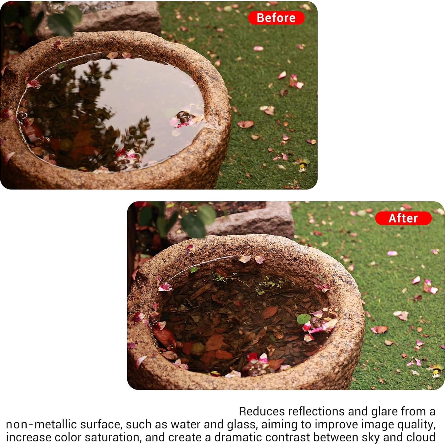 Filtro Polarizador Circular PROfezzion 49mm para Cámaras Canon