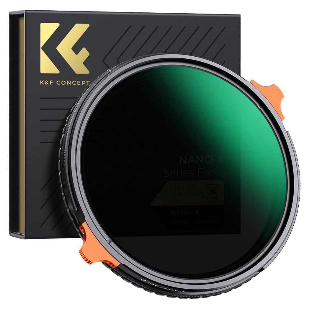 Filtro ND Variable y CPL 2 en 1 K&F Concept 58mm