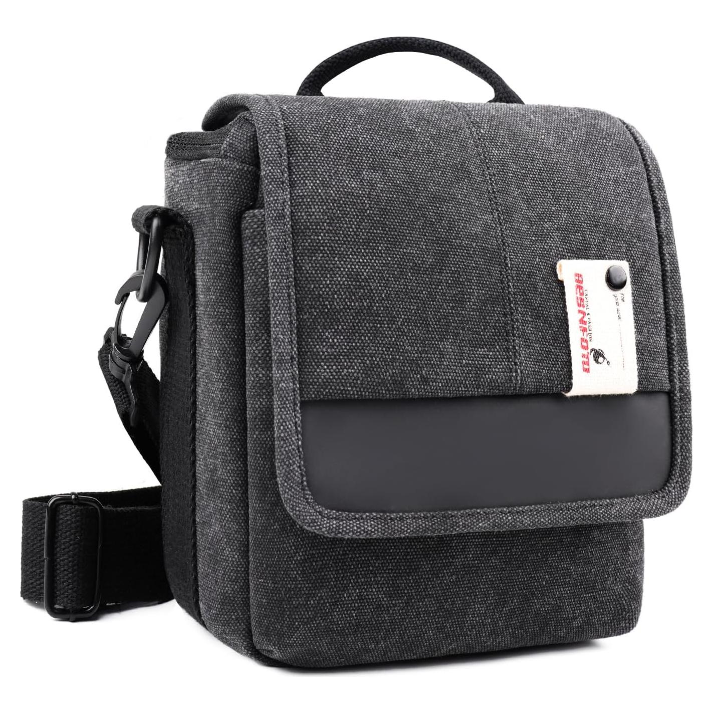 Bolsa de hombro para cámara sin espejo Besnfoto BF-1015, negra