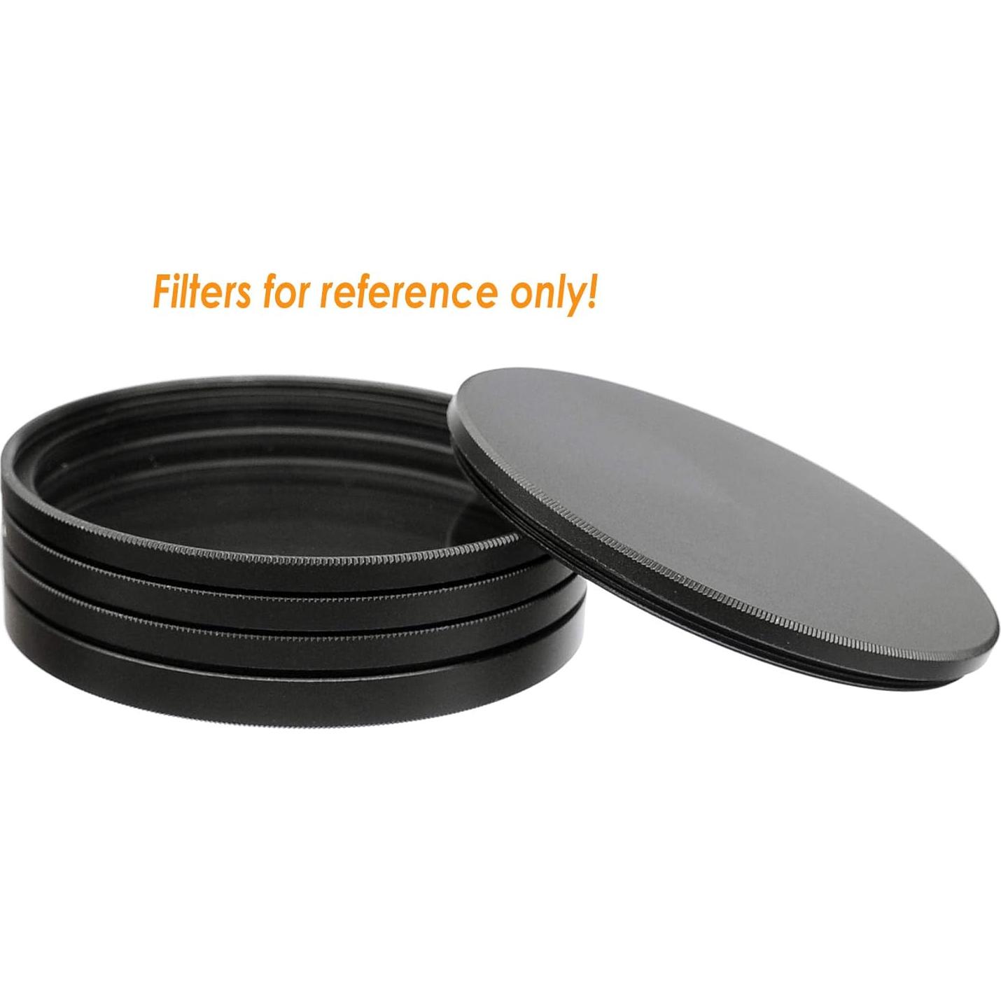 Tapas de Filtro Fotasy 58mm de Aluminio para Cámara