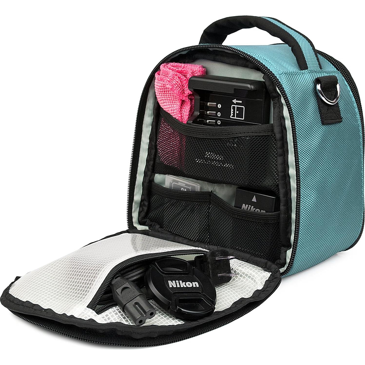 Bolsa de Transporte VanGoddy Laurel Azul Cielo para Cámaras Nikon