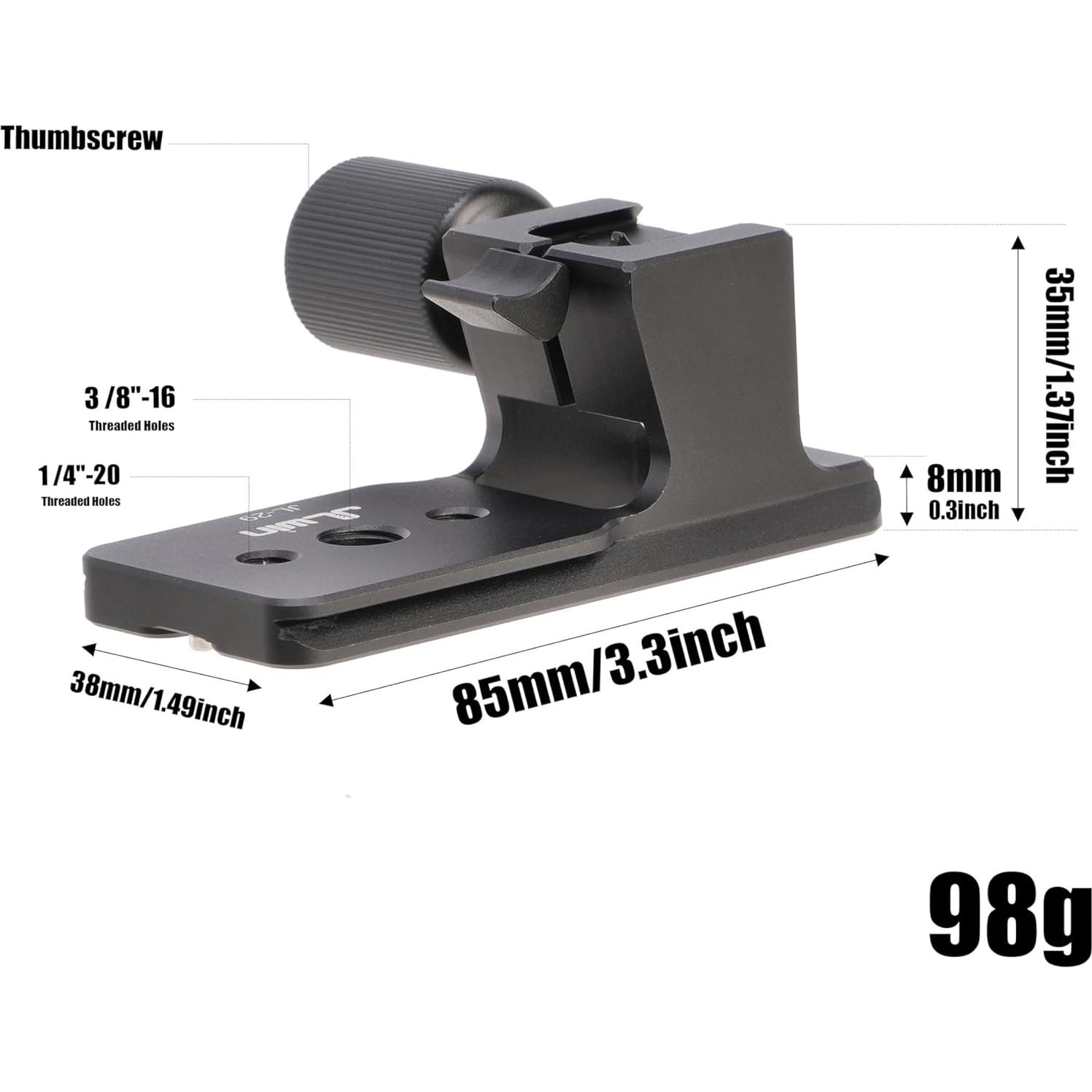 Placa de liberación rápida FocusFoto para lentes Sony 70-200mm y 100-400mm
