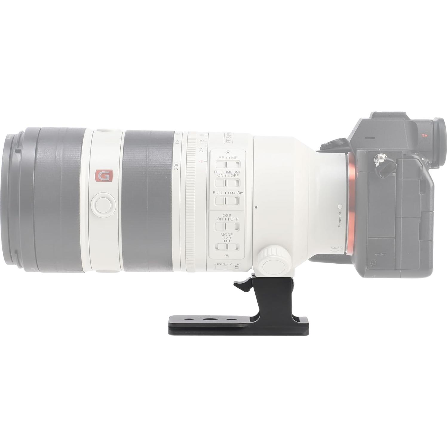 Placa de liberación rápida FocusFoto para lentes Sony 70-200mm y 100-400mm