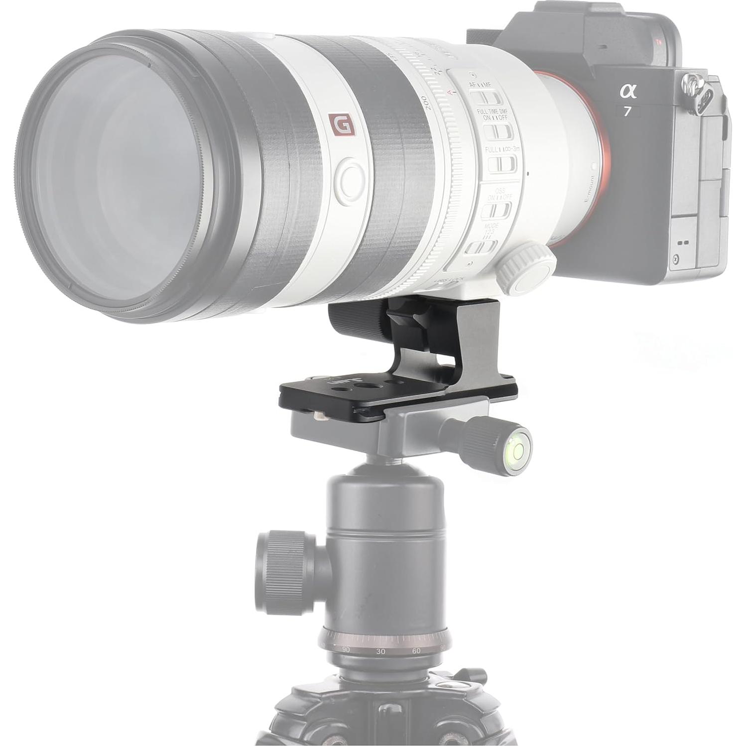 Placa de liberación rápida FocusFoto para lentes Sony 70-200mm y 100-400mm