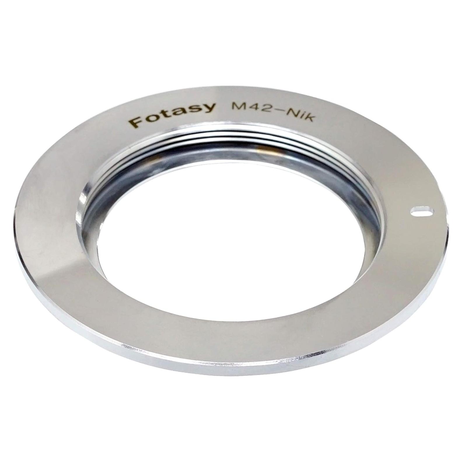 Adaptador de lente Fotasy M42 a F Mount para Nikon DSLR