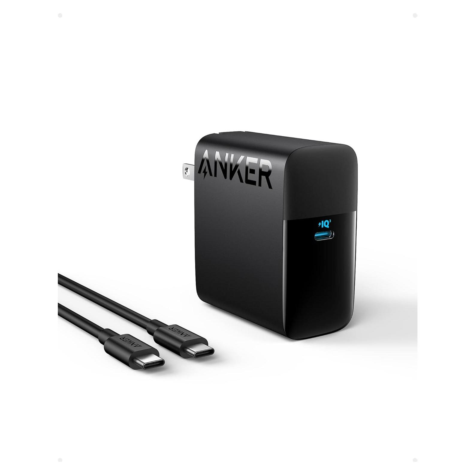 Cargador Anker 317 USB-C 100W Plegable para MacBook