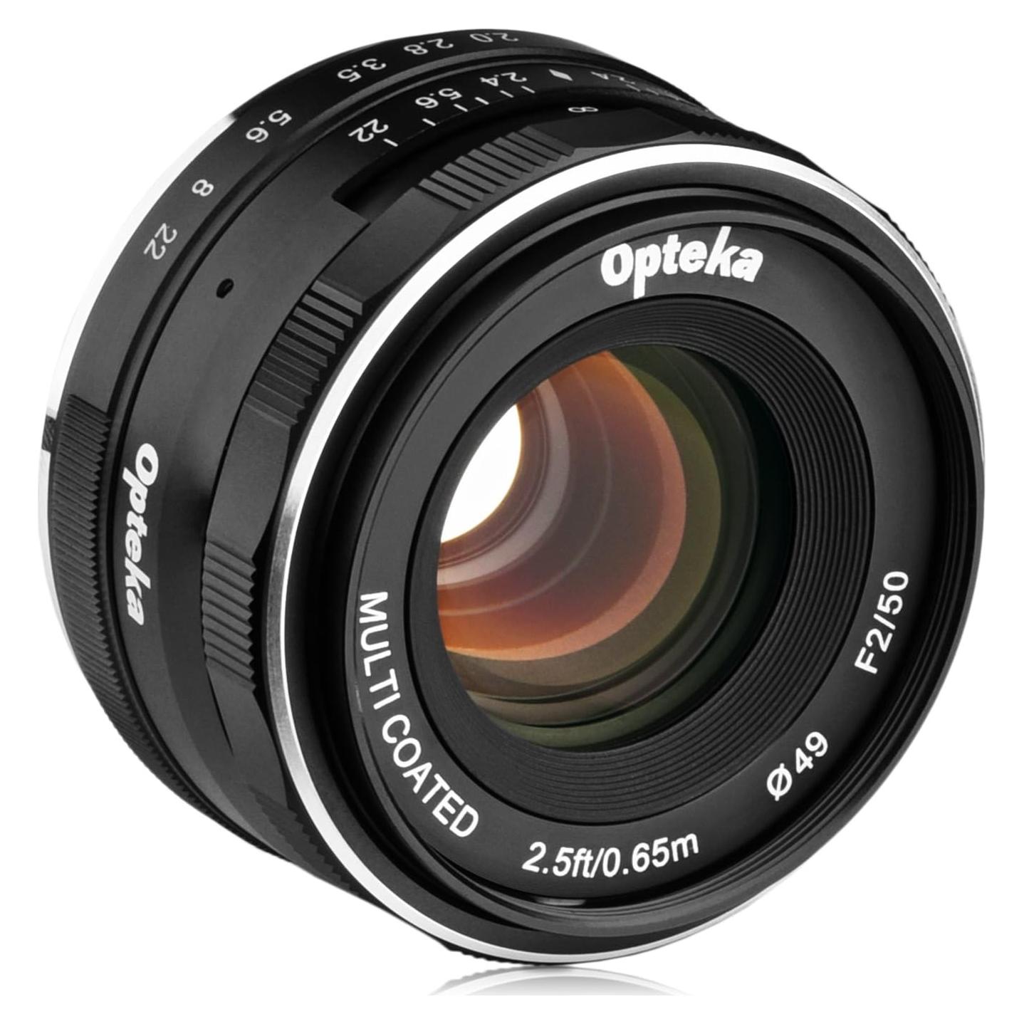 Lente Opteka 50mm f/2.0 Manual para Olympus M43 - Bokeh Hermoso