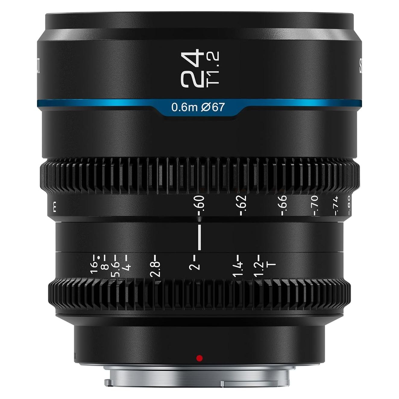 Lente Cine SIRUI Night Walker 24mm T1.2 para Cámaras APS-C