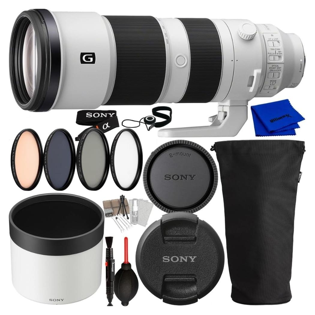 Lente Sony FE 200-600mm f/5.6-6.3 G OSS + Accesorios
