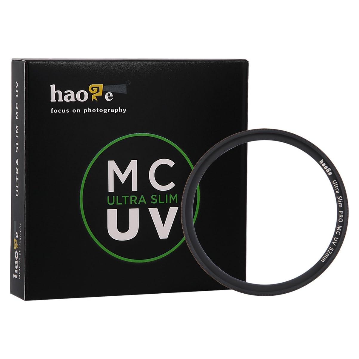 Filtro UV Multicapa Ultra Delgado Haoge 52mm para Nikon