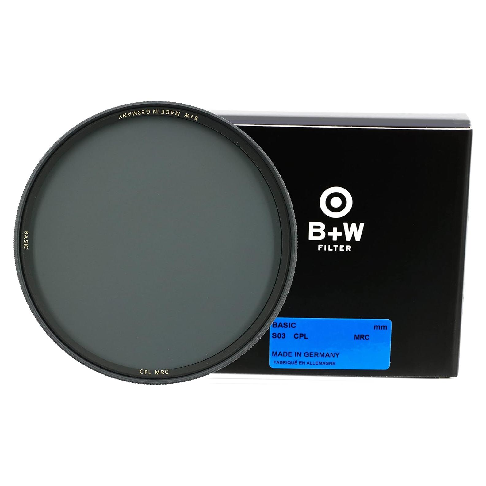 Filtro Polarizador Circular B+W 72mm MRC Vidrio Básico