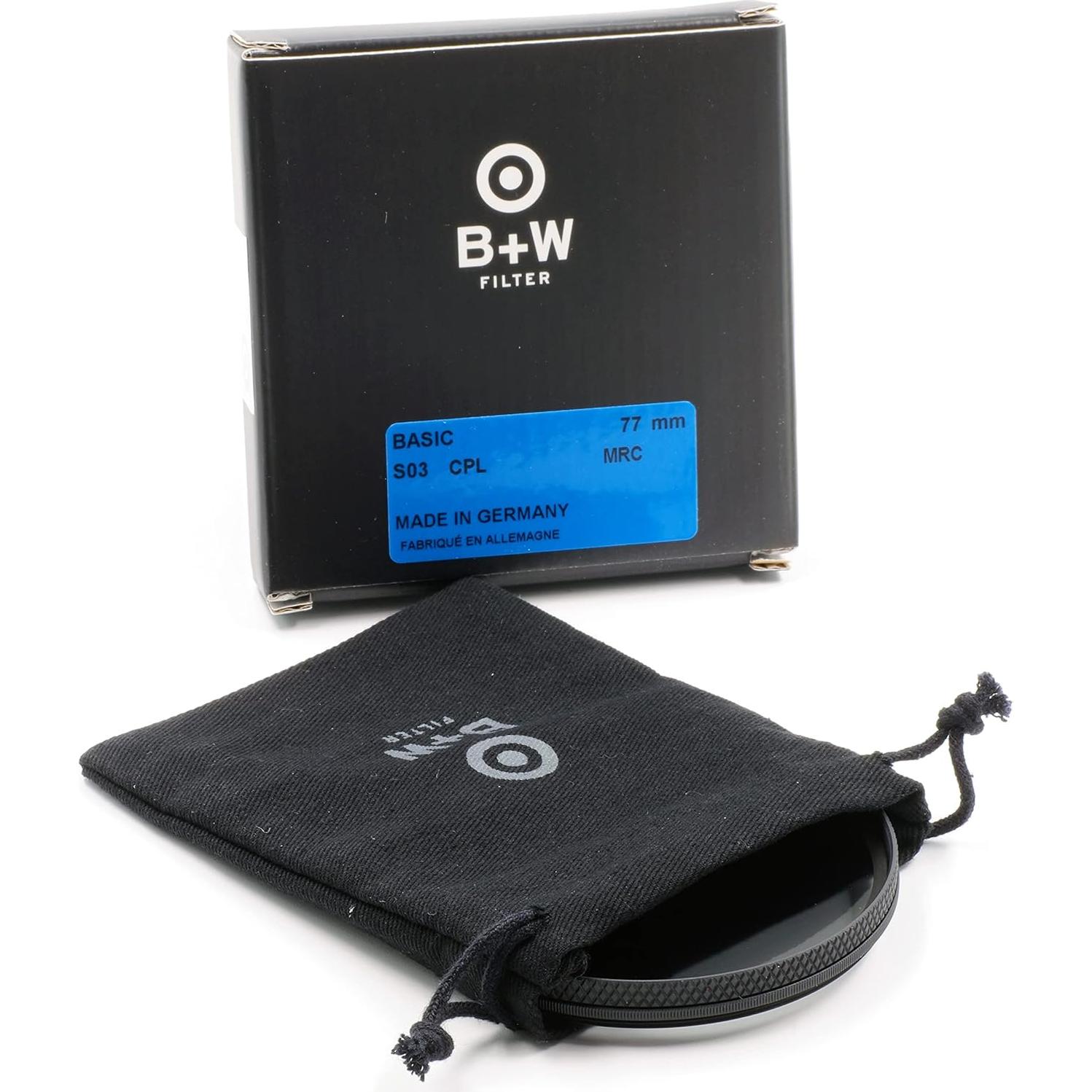 Filtro Polarizador Circular B+W 72mm MRC Vidrio Básico