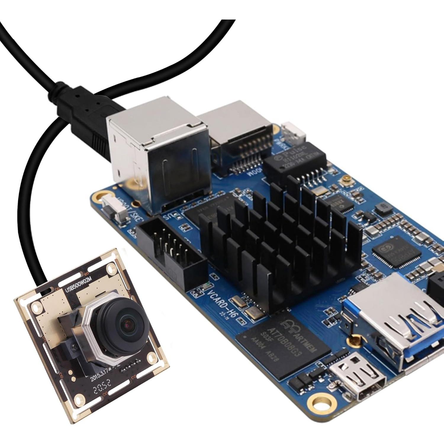 Cámara USB Autofocus 5MP Magnolia con Lente Ojo de Pez 170°