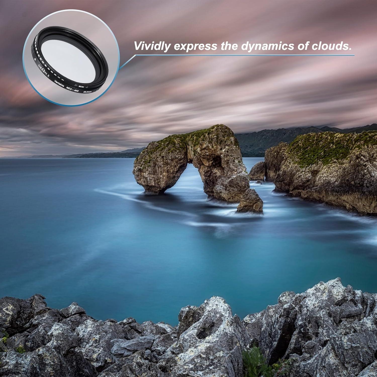 Filtro ND2-400 MECCANIXITY 40.5mm Densidad Neutra Variable