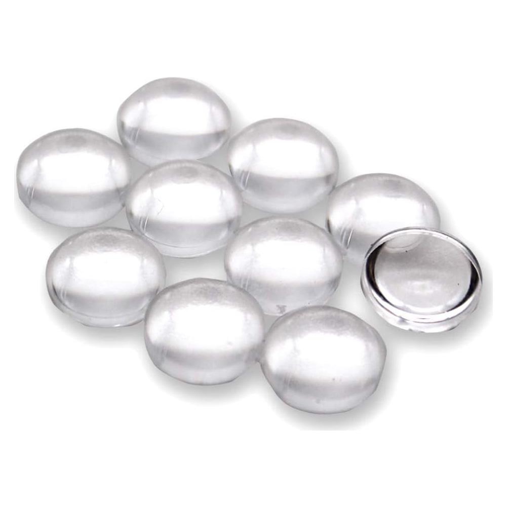 10 Piezas Lente Óptica LED Convexa 10MM JIATONG Ajustable