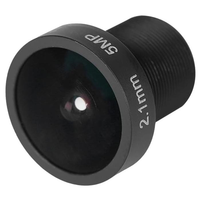 Lente CCTV 5MP 2.1mm M12 180° ángulo amplio Acogedor