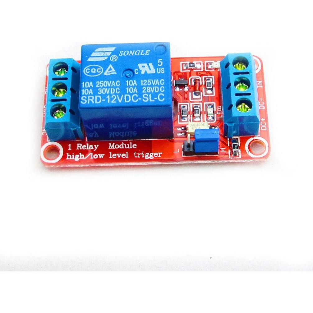 Módulo de Relé 12V 1 Canal HiLetgo con Aislamiento Optoacoplador