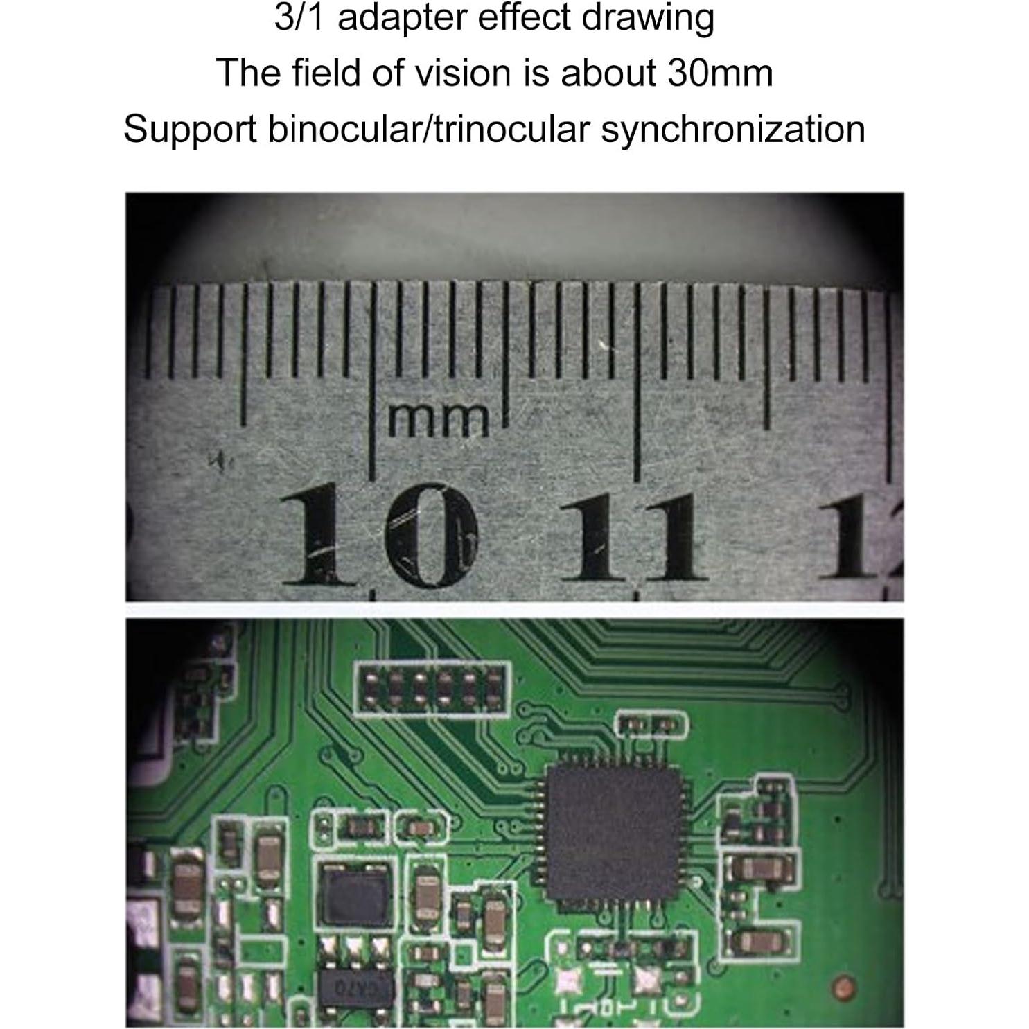 Adaptador de Montaje C Garosa para Microscopio Trinocular 0.5X