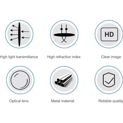 Adaptador de Montaje C Garosa para Microscopio Trinocular 0.5X