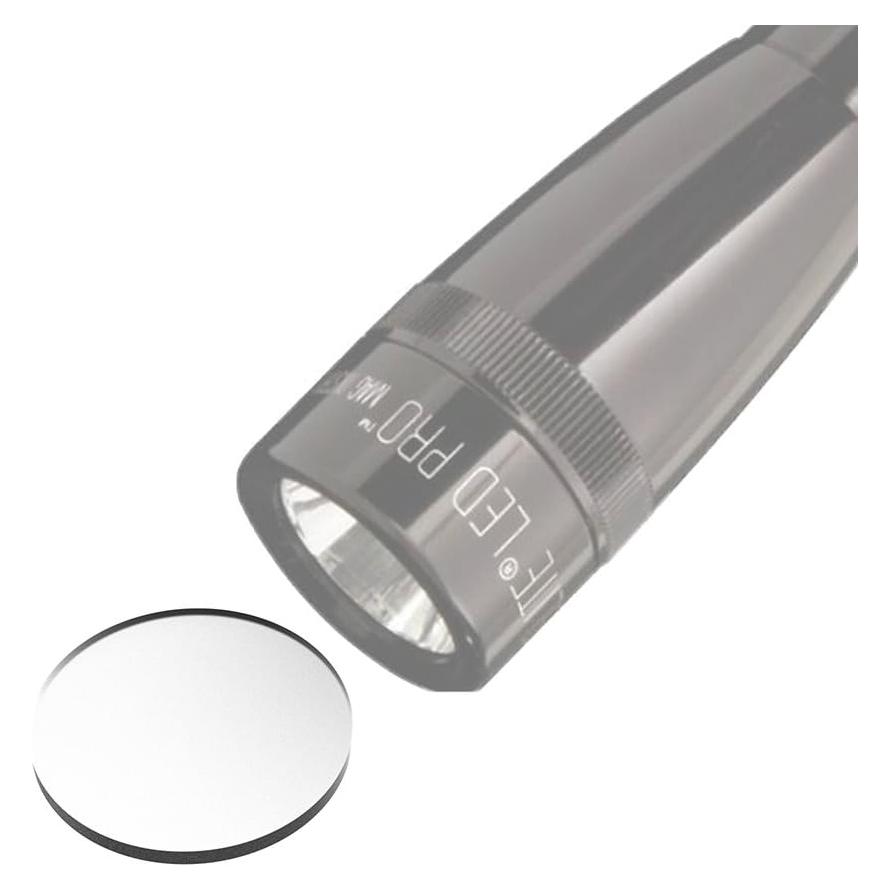 Lente de vidrio Weltool para linterna Mini Maglite AA - 22mm