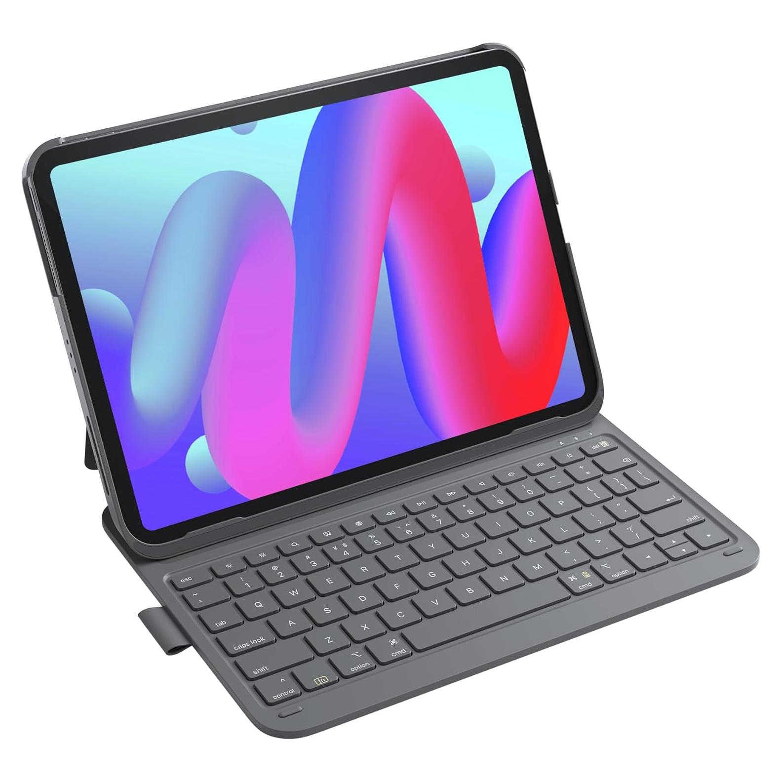Inateck Teclado Ultraligero para iPad 10ª/11ª Gen Gris