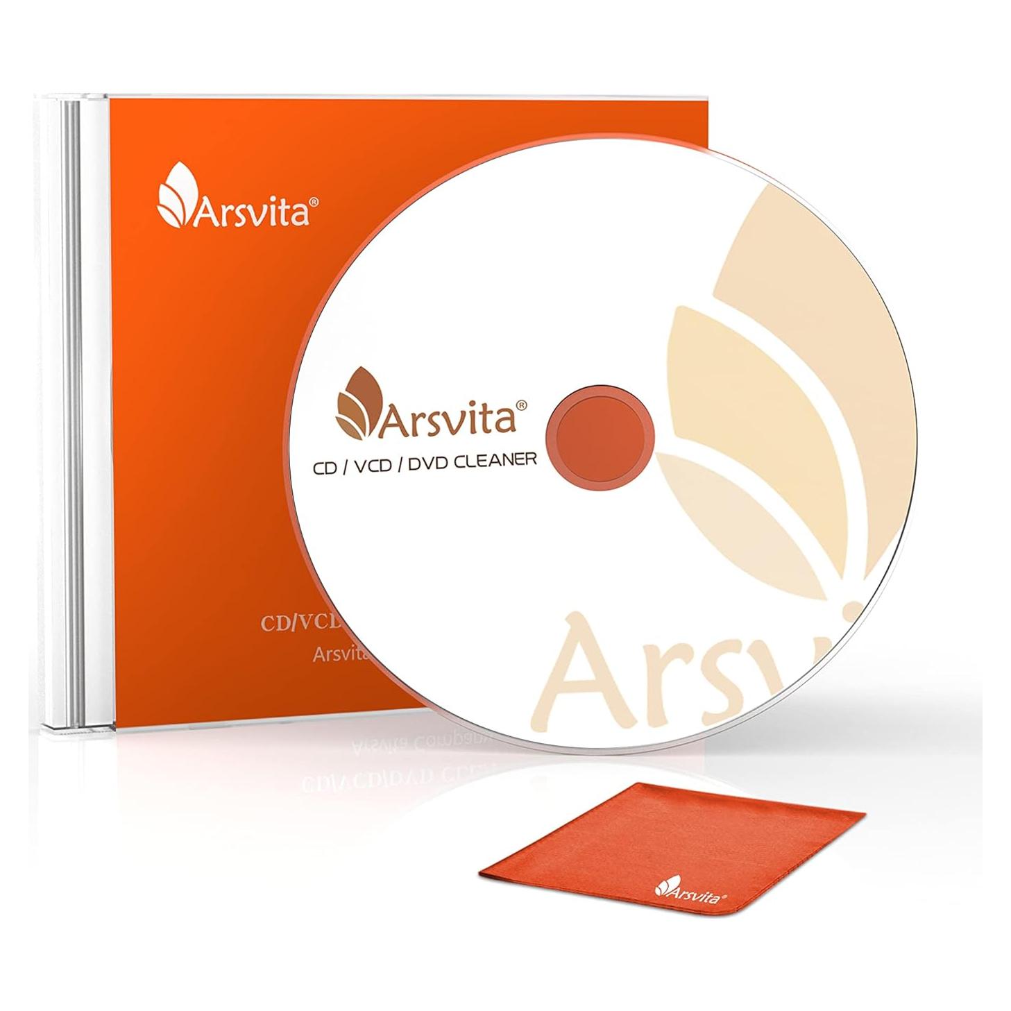 Limpiador de Lentes Láser Arsvita para Reproductores de CD/DVD