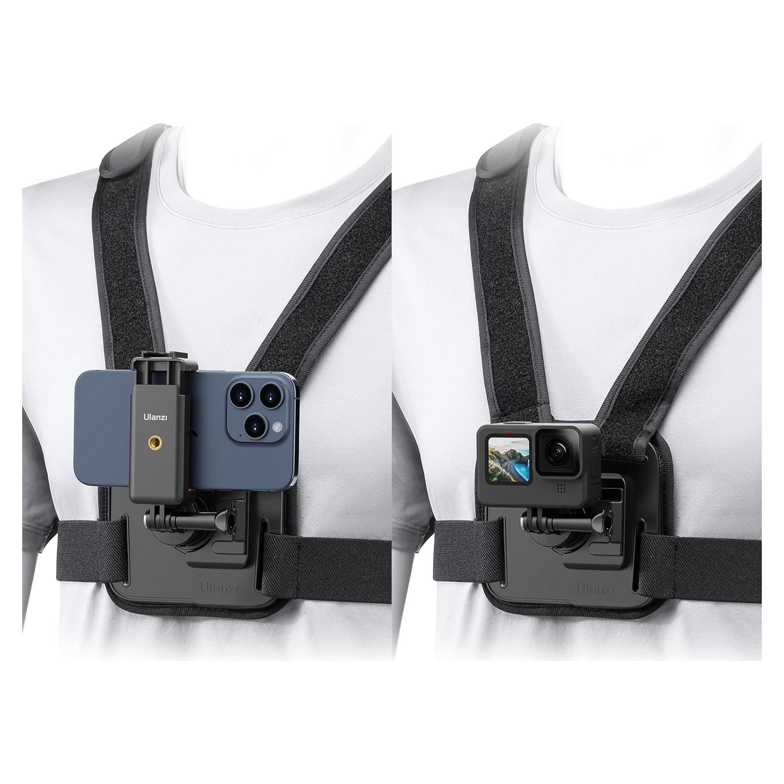 Arnés Ajustable ULANZI CM028 para Cámara de Acción - Soporte de Pecho