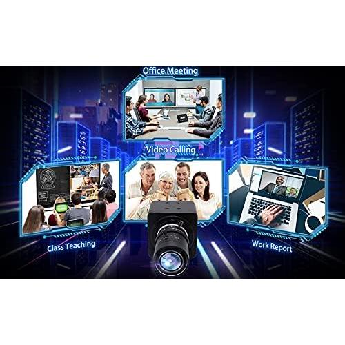 Cámara USB 4K IEights con Zoom Manual 5-50mm UVC