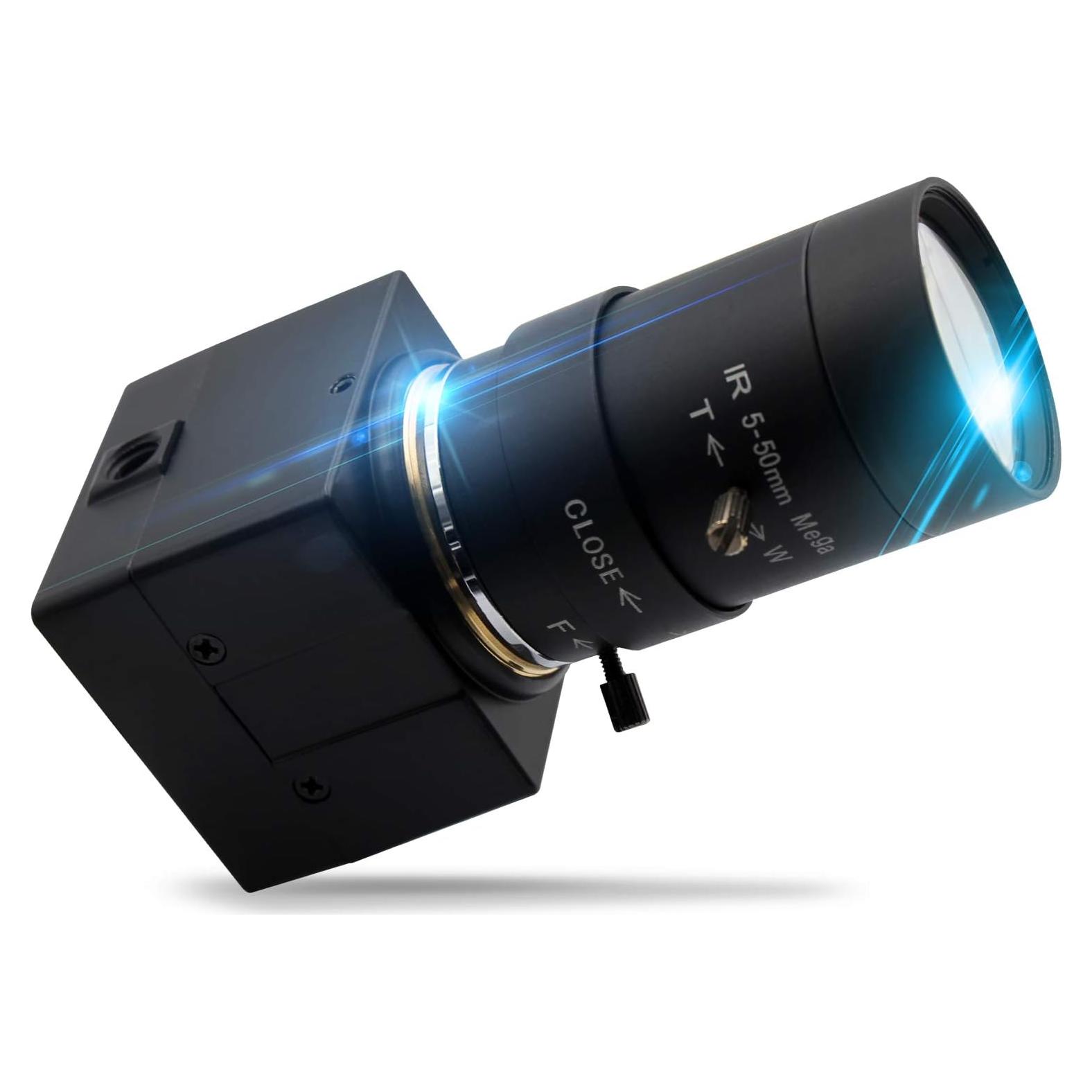 Cámara Web USB 8MP Hotpet con Lente Varifocal 5-50mm