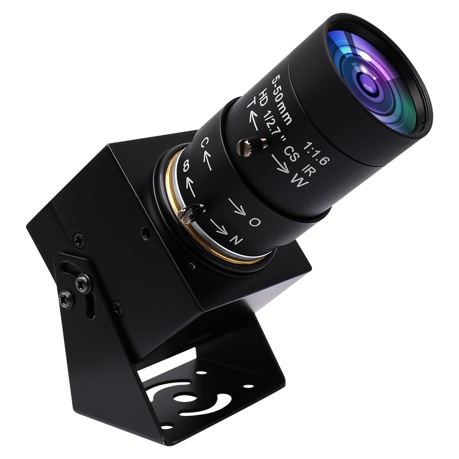 Cámara Web USB SVPRO 8MP con Lente Zoom 5-50mm HD